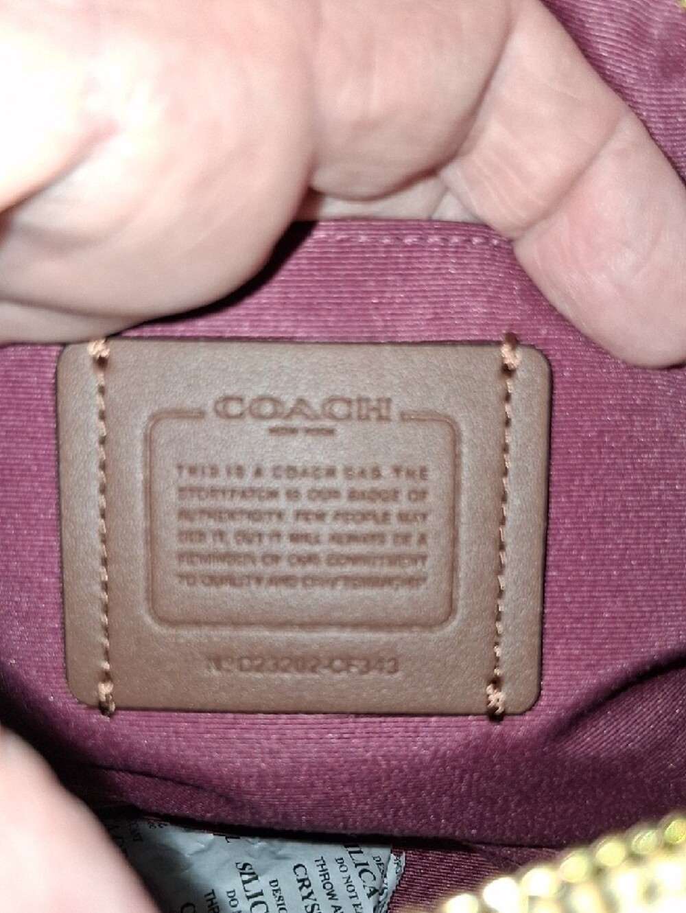 Coach Monogramed Madi Signature Canvas And Smooth Leather Crossbody Bag NWT - Picture 11 of 13